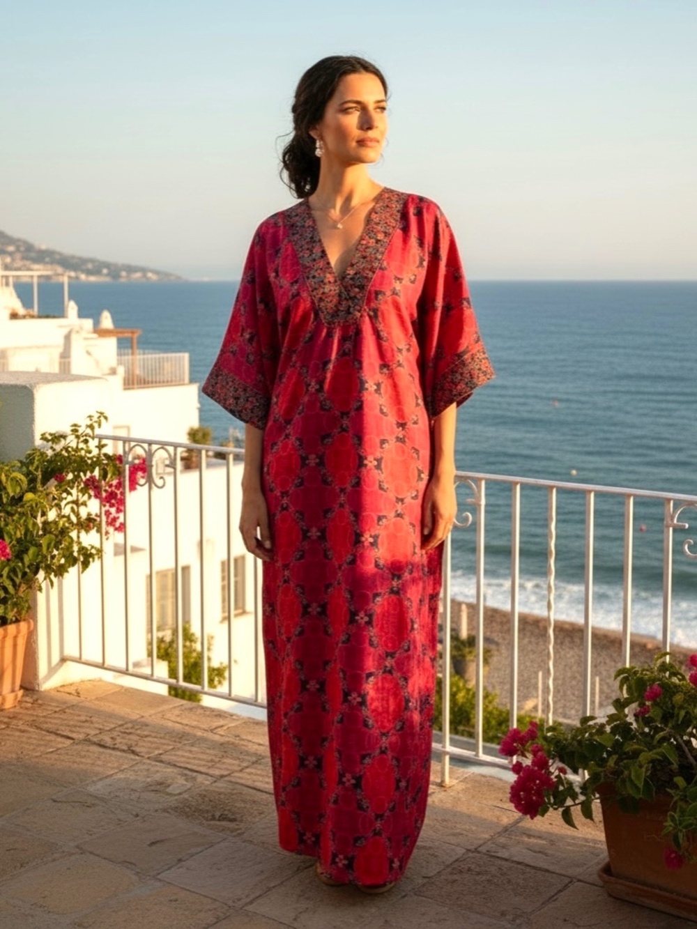 RARE Vintage Christian Dior Kaftan Dress